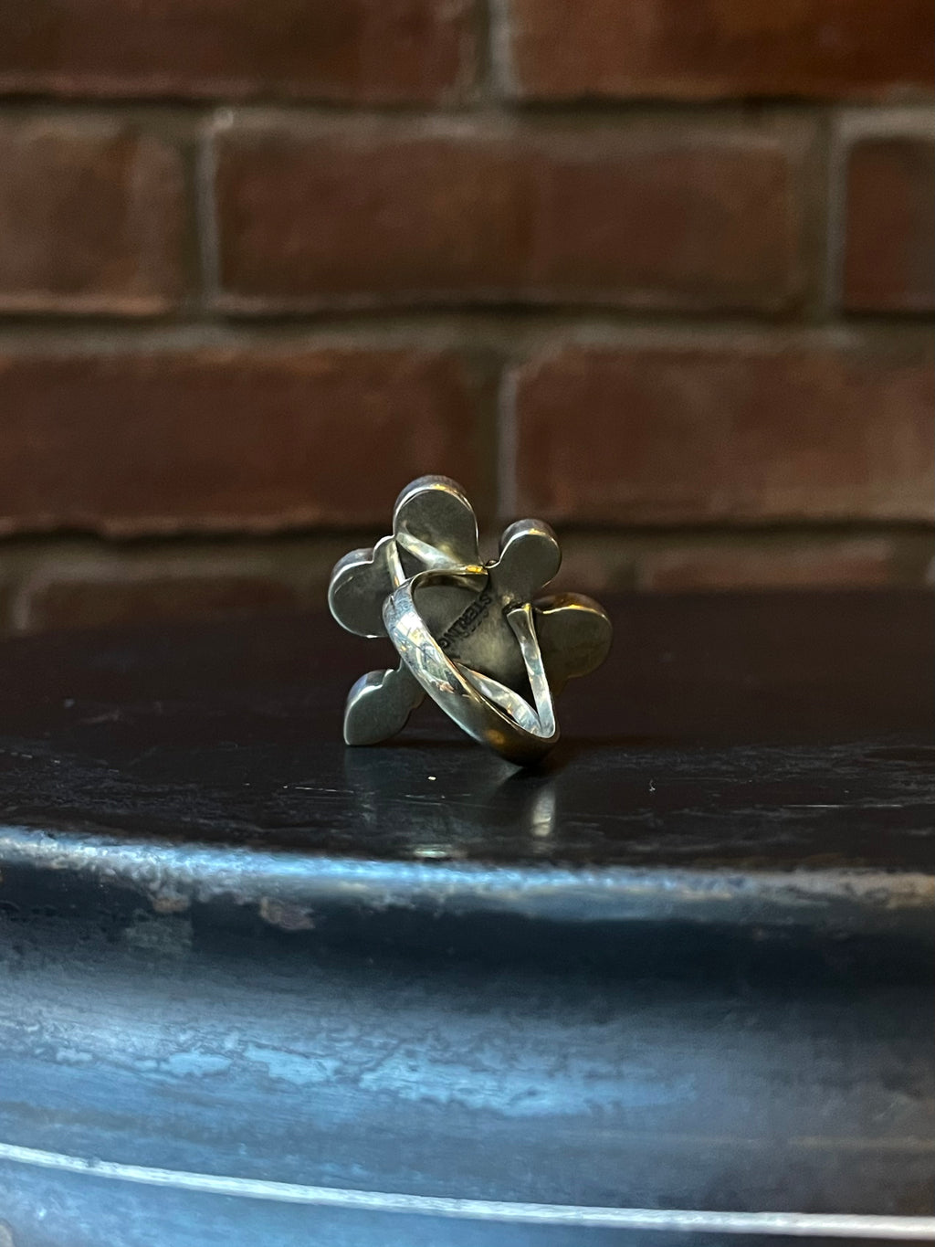 Pink Conch Dragonfly Ring Size 8 | 925 Sterling Silver E420