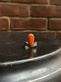 Spiny Oyster Feather Ring Size 9 | 925 Sterling Silver C929