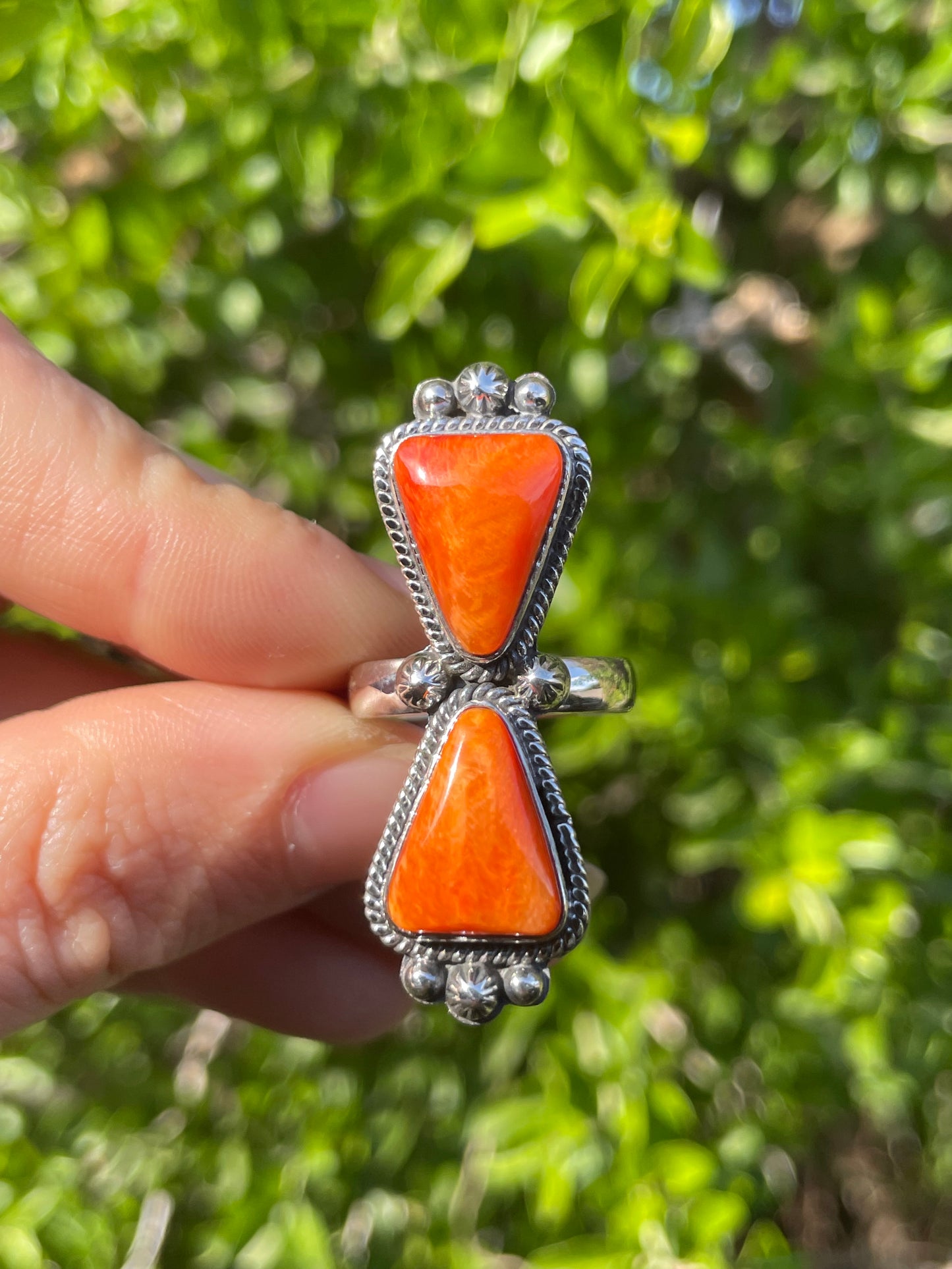 Spiny Oyster Ring Size 6.75 | 925 Sterling Silver B579