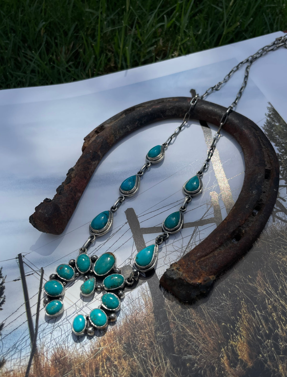 Turquoise Naja Necklace | 925 Sterling Silver D260