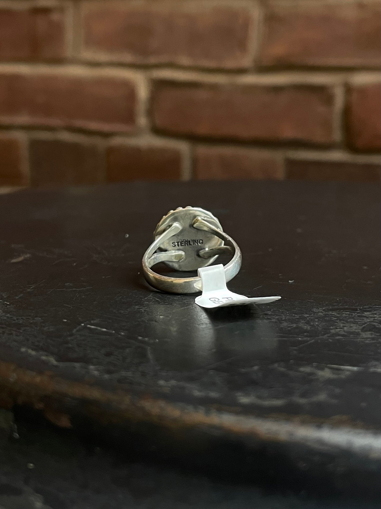 Pink Conch Ring | Sterling Silver | Size 9 | A482