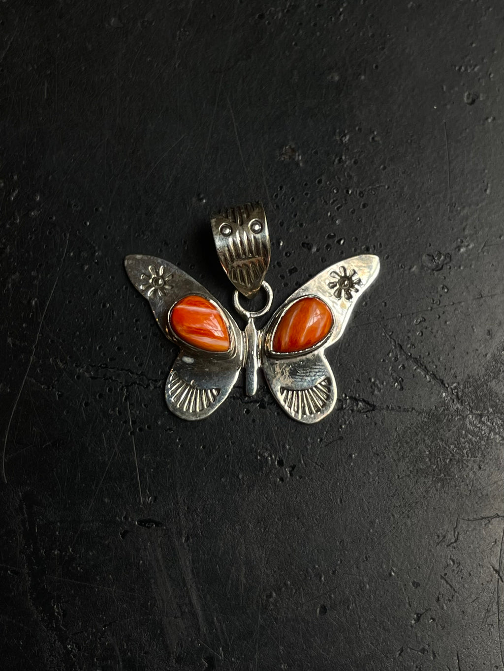 Spiny Oyster Butterfly Pendant | 925 Sterling Silver E235
