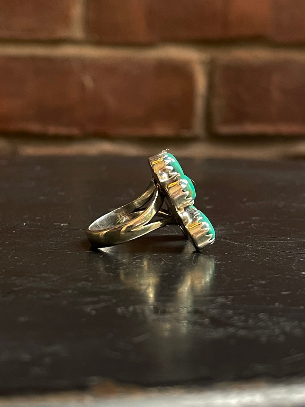 Turquoise Naja Ring Size 6 | 925 Sterling Silver G272