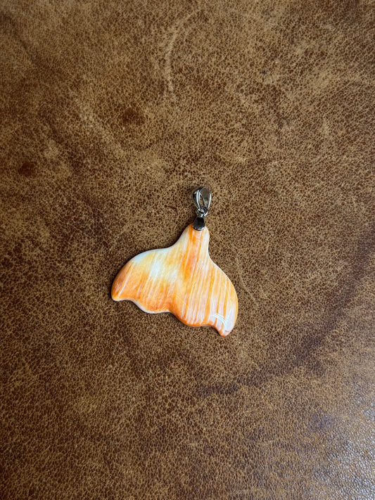 Spiny Oyster Fin Pendant  | Sterling Silver | A832