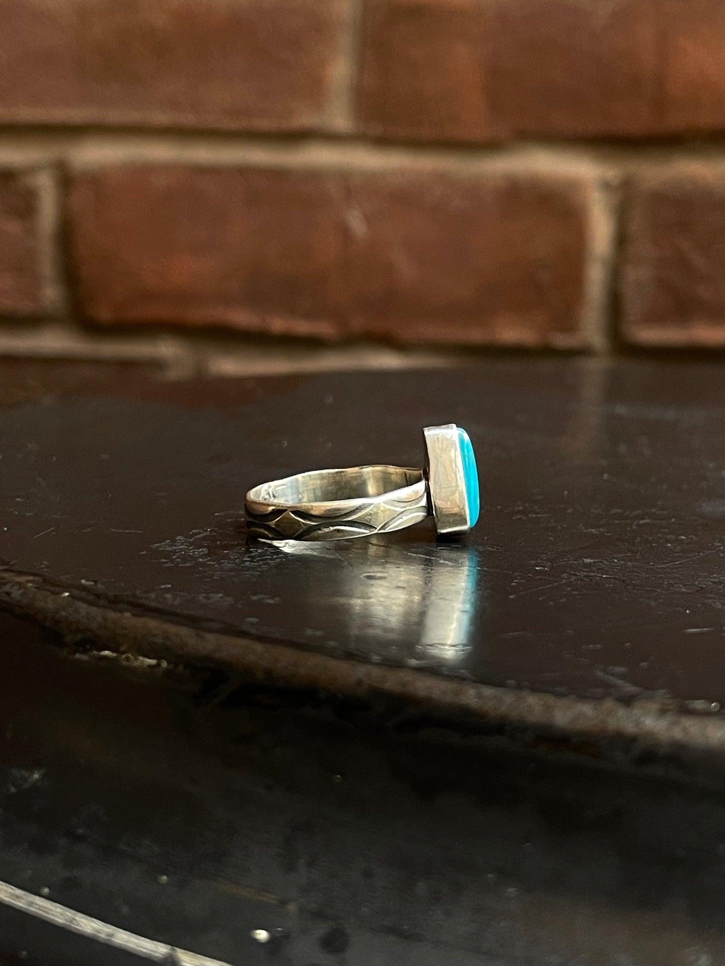 Kingman Turquoise Ring Size 8.5 | 925 Sterling Silver E741