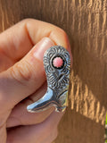 Spiny Oyster Boot Pendant | 925 Sterling Silver B912