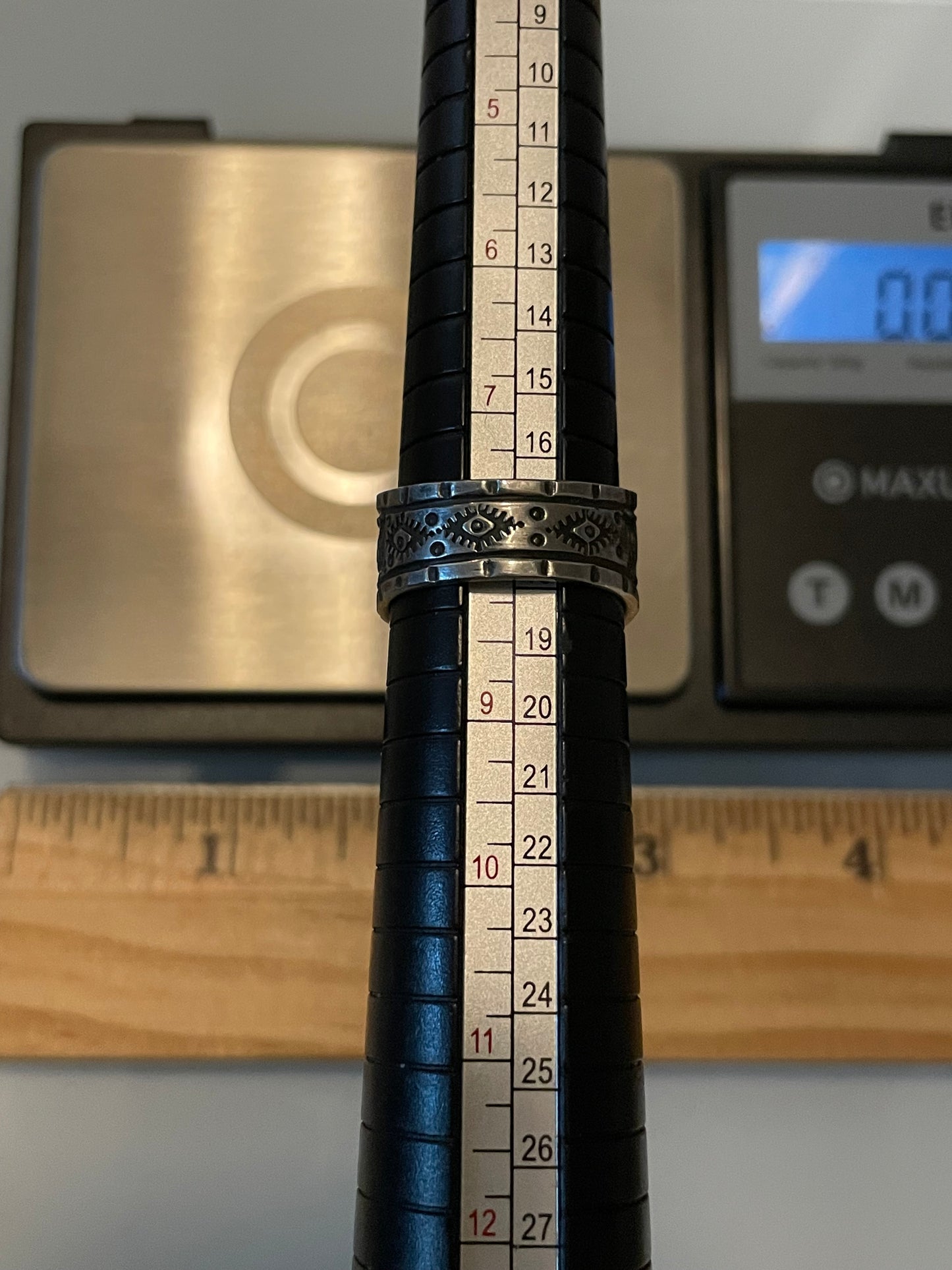 Kingman Turquoise Ring | Sterling Silver | Size 8 G389