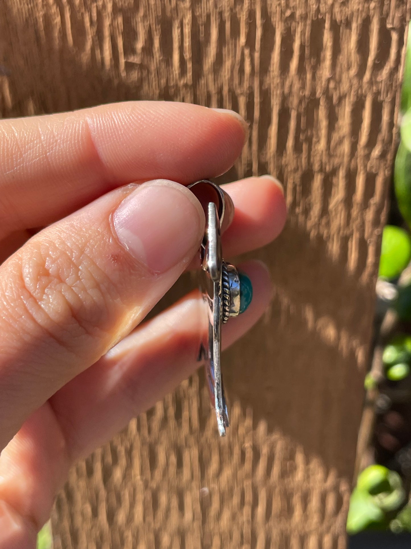 Turquoise Horse Pendant | 925 Sterling Silver B914