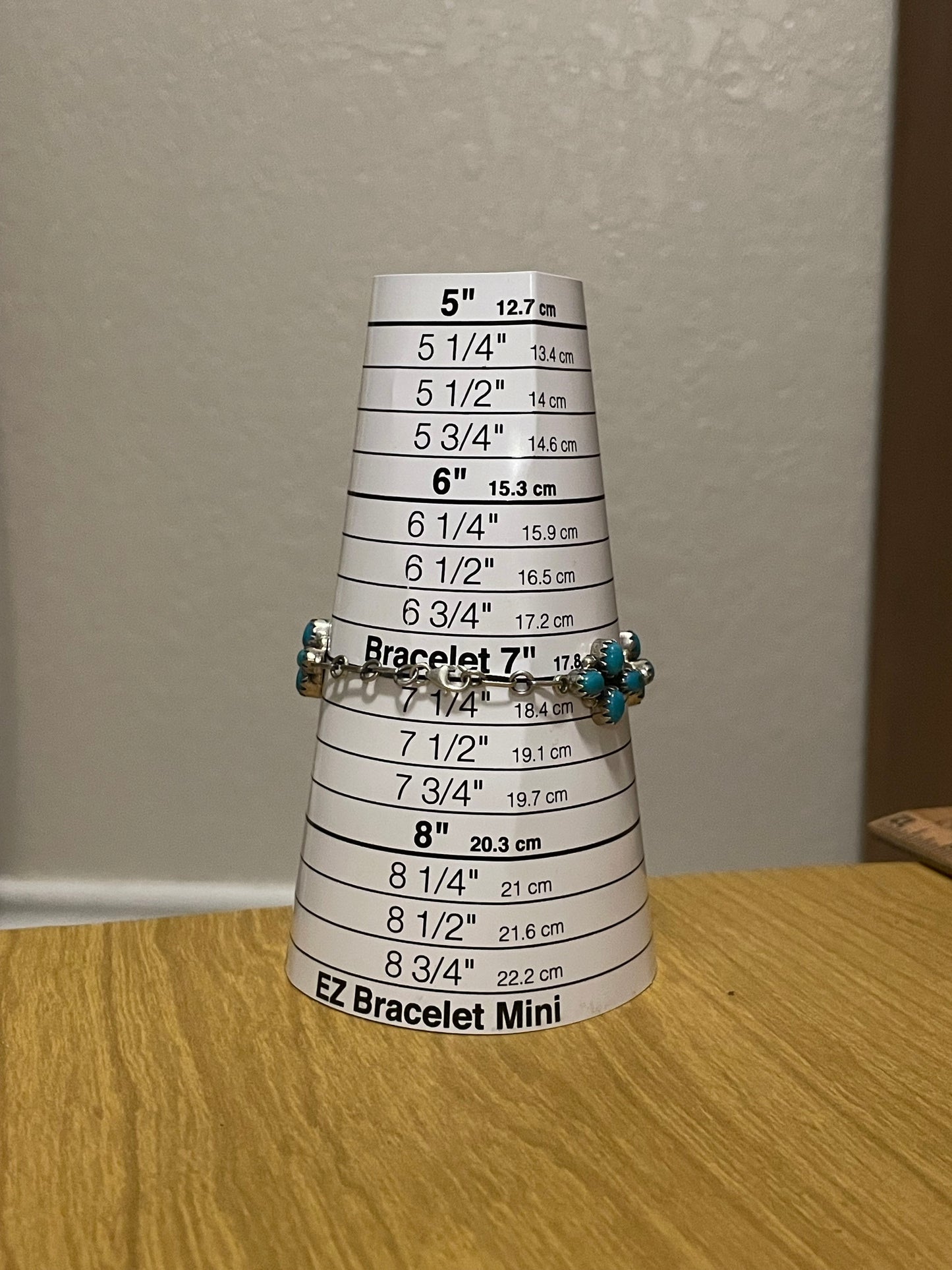 Turquoise Cluster Link Bracelet | 925 Sterling Silver G416