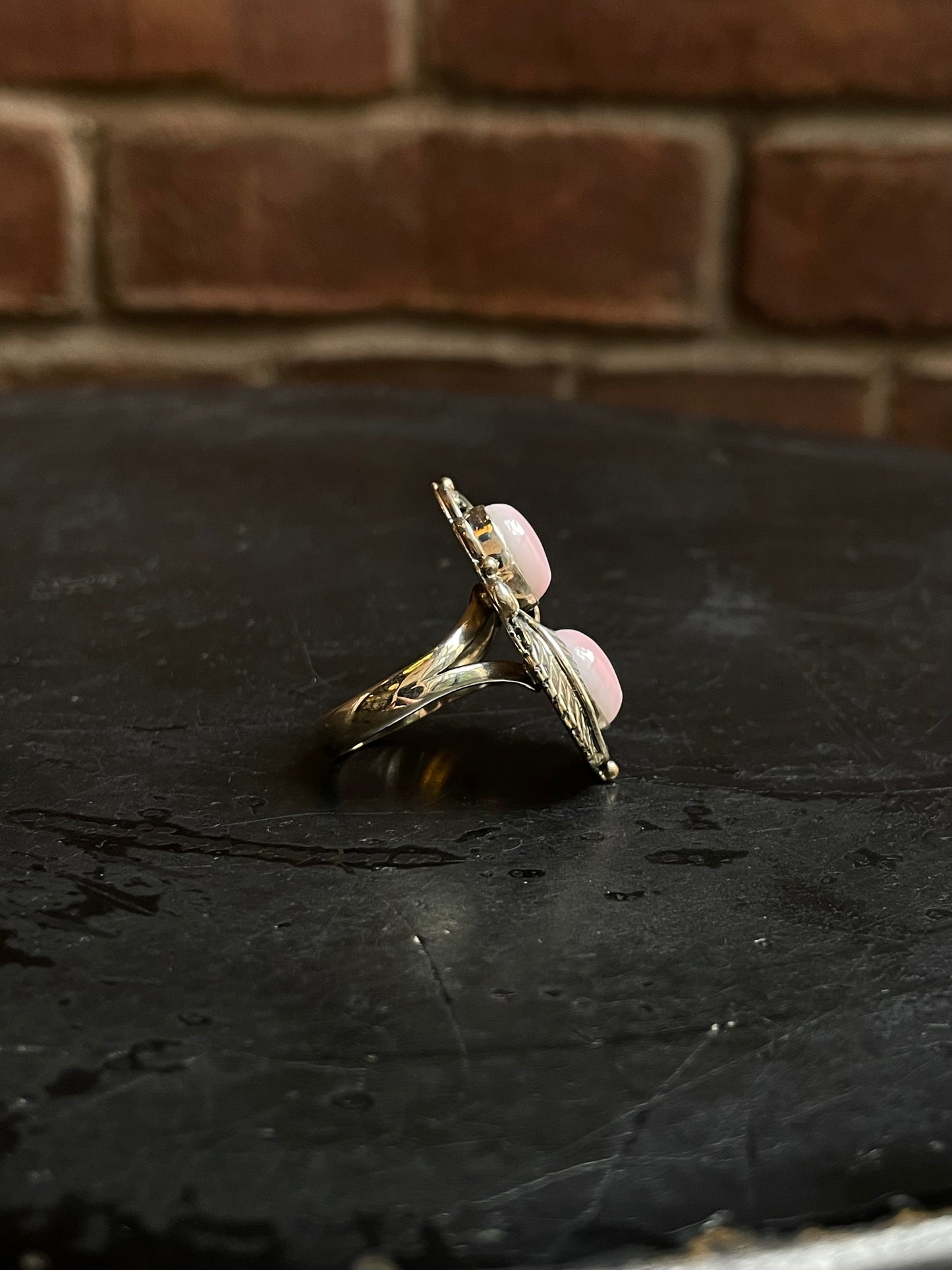 Pink Conch Ring | 925 Sterling Silver | Size 9.5 E162
