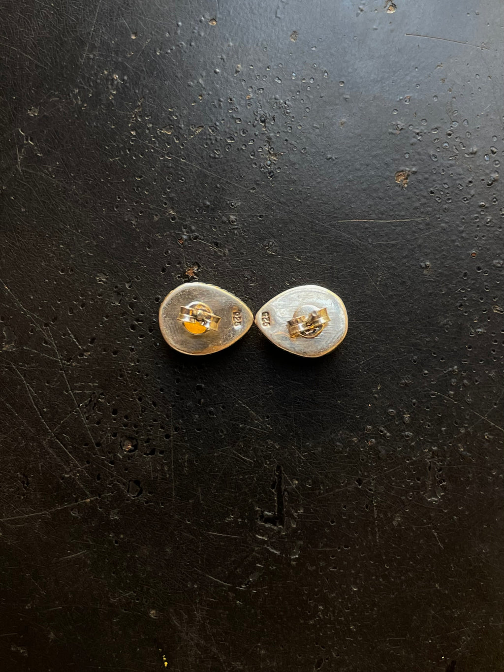 Kingman Turquoise Stud Earrings | 925 Sterling Silver G663
