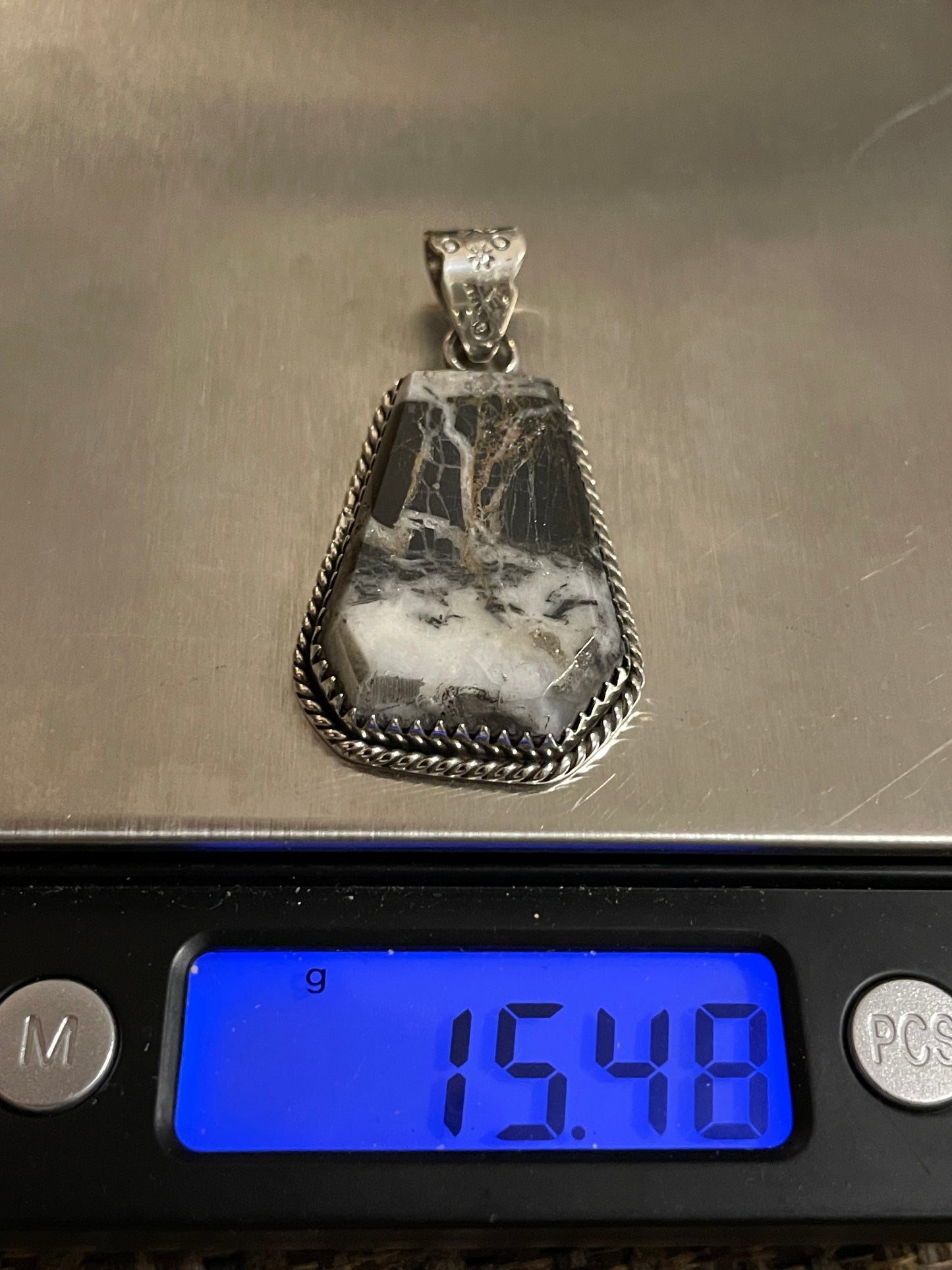 White Buffalo Pendant | Sterling Silver 925 B821