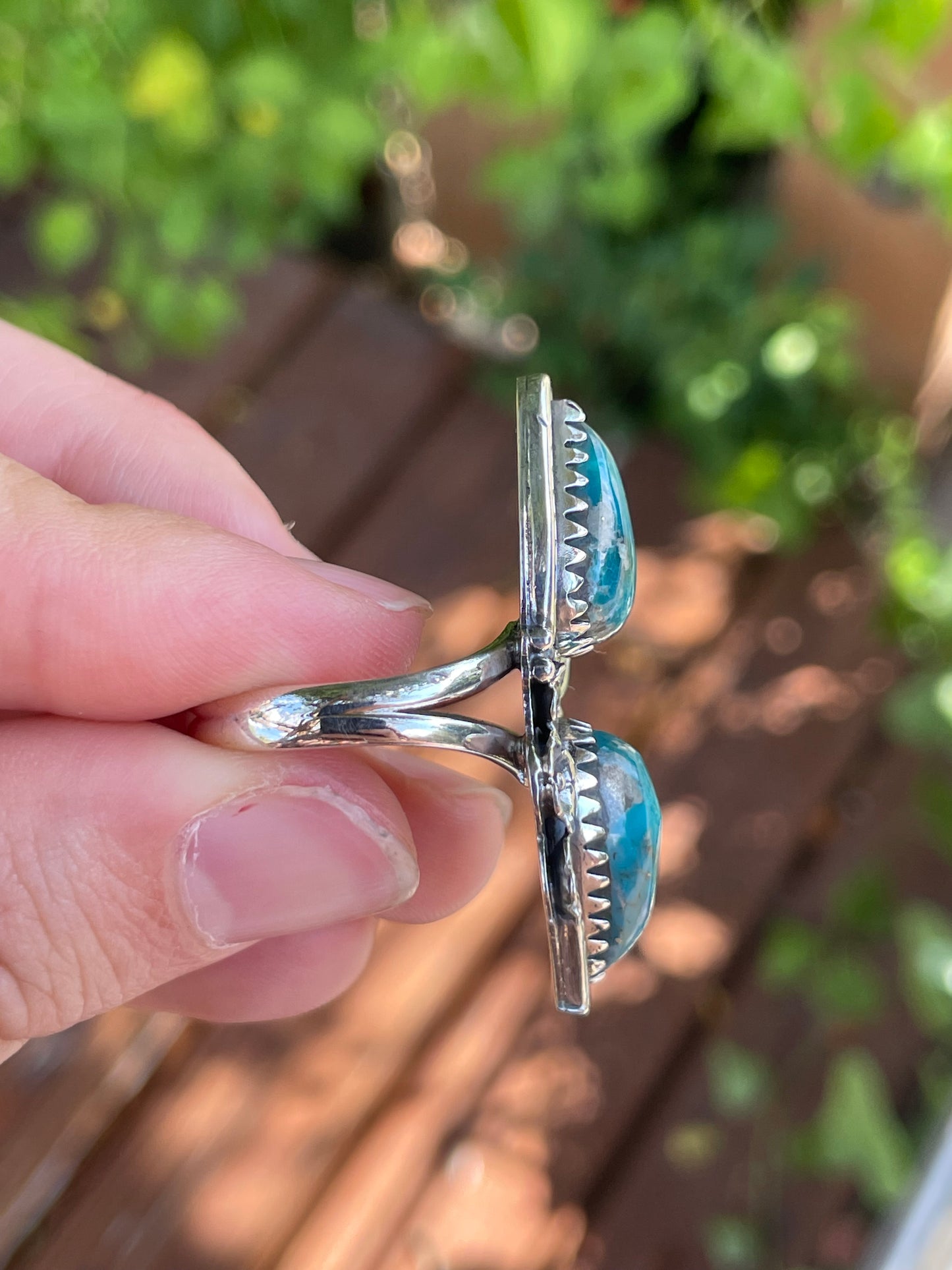 Chrysocolla Ring | 925 Sterling Silver Size 9 Y59