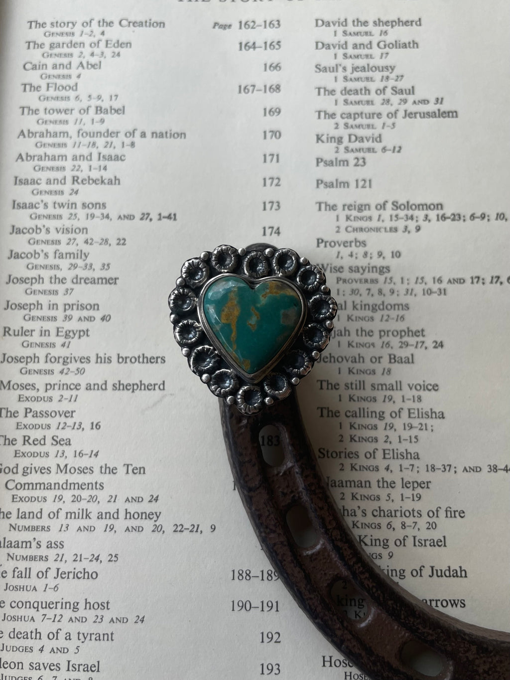 Turquoise Heart Ring Size 8.75 | 925 Sterling Silver G756