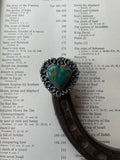 Turquoise Heart Ring Size 8.75 | 925 Sterling Silver G756