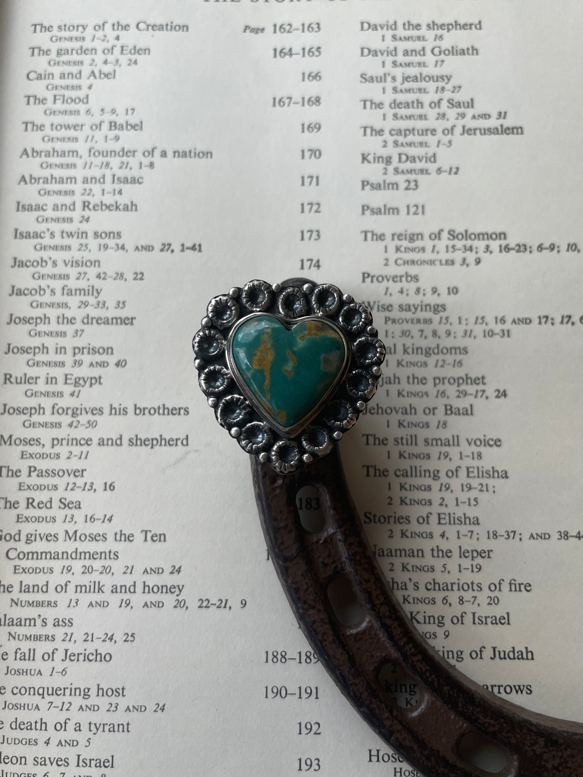 Turquoise Heart Ring Size 8.75 | 925 Sterling Silver G756