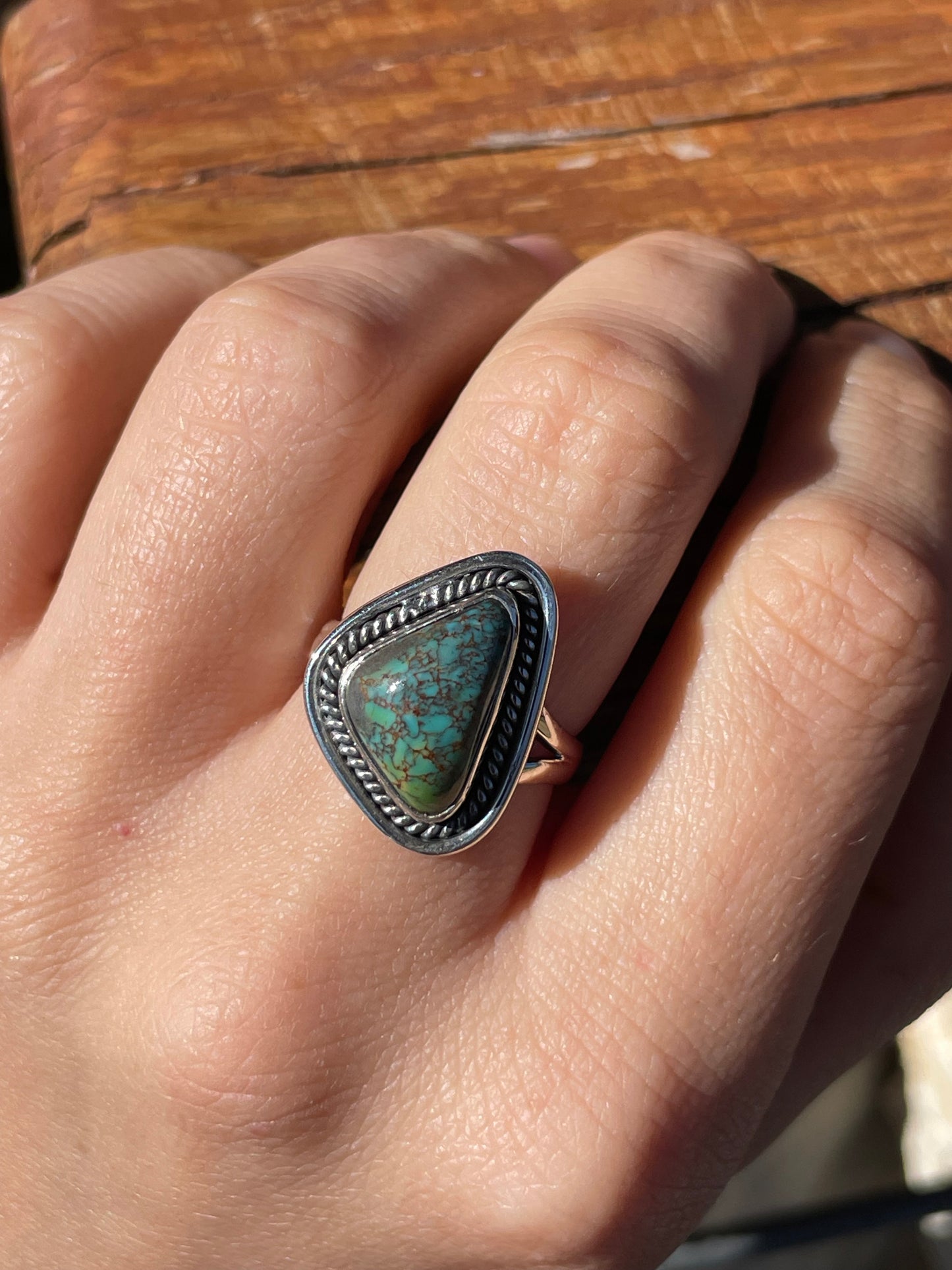 Turquoise Ring Size 7.25 | 925 Sterling Silver B926