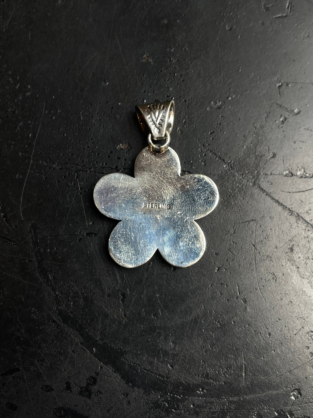 Pink Conch Flower Pendant | 925 Sterling Silver E233