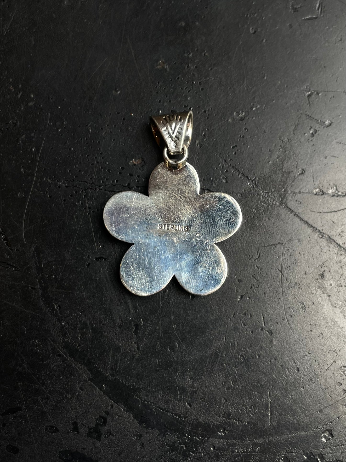 Pink Conch Flower Pendant | 925 Sterling Silver E233