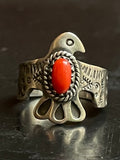 Spiny Oyster Thunderbird Ring Size 7.75 | 925 Sterling Silver G235