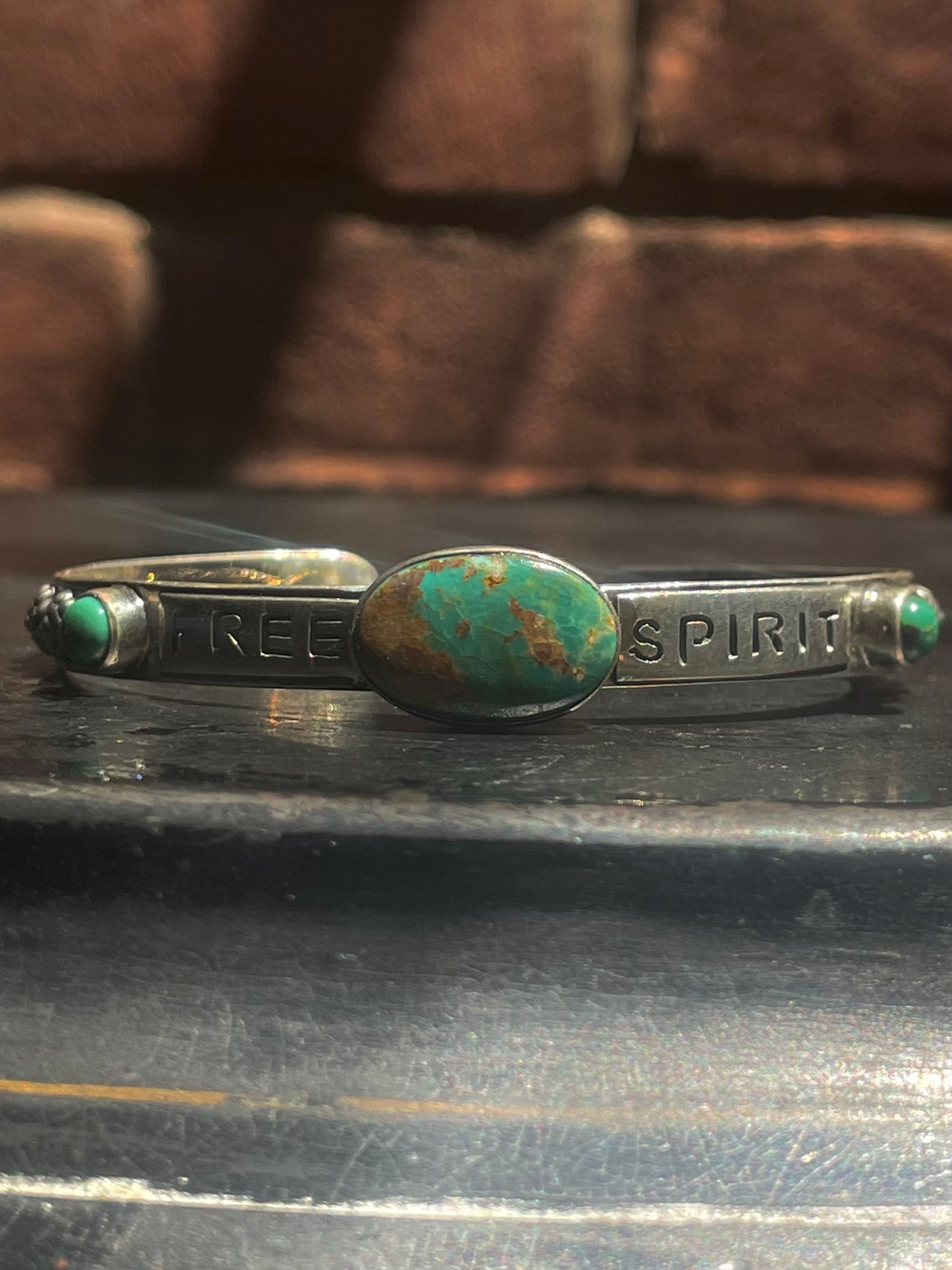 Kingman Turquoise Free Spirit Bracelet | Sterling Silver G424