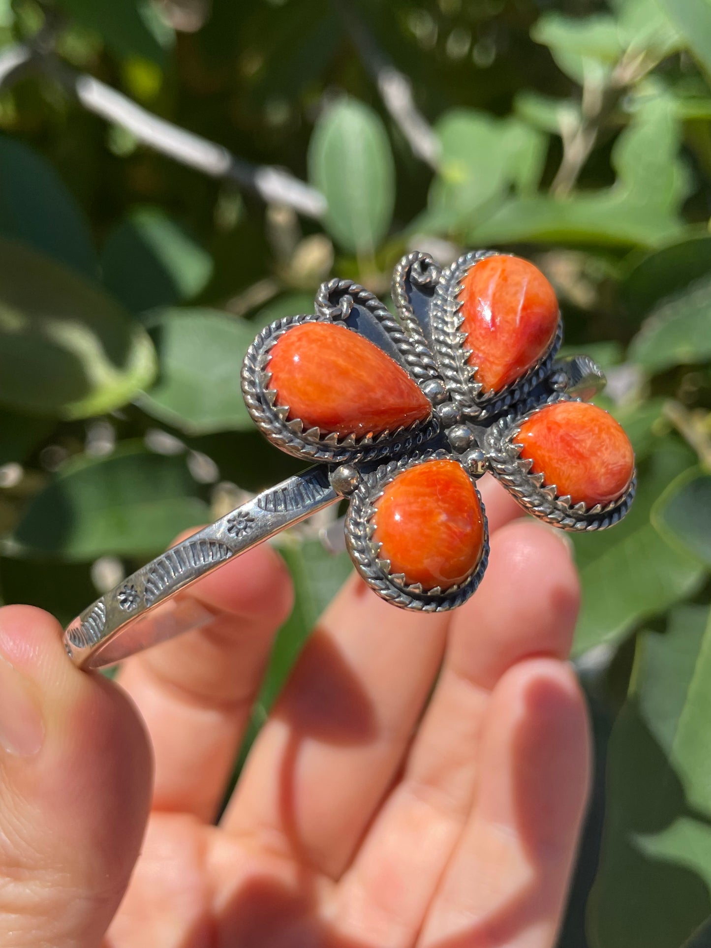 Spiny Oyster Butterfly Cuff Bracelet | Sterling Silver D140