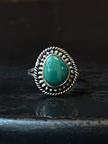 Turquoise Ring | 925 Sterling Silver Size 8 E433