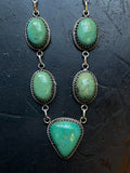 Turquoise Lariat Necklace | 925 Sterling Silver E637