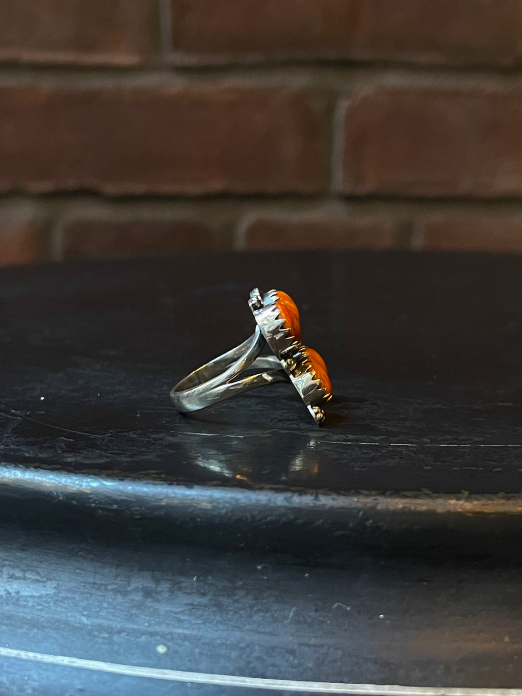 Spiny Oyster Butterfly Ring Size 6.75 | 925 Sterling Silver E421