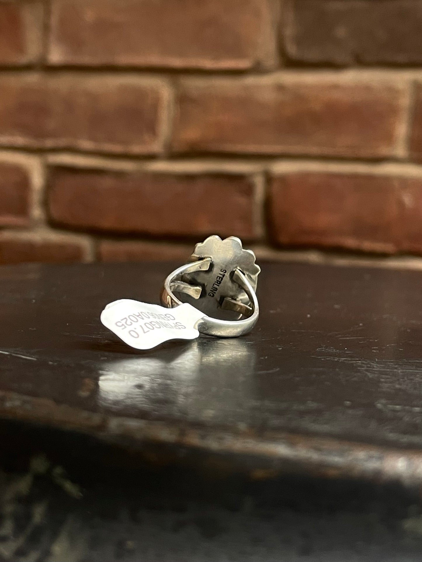 Spiny Oyster Ring | Sterling Silver | Size 7 | A025