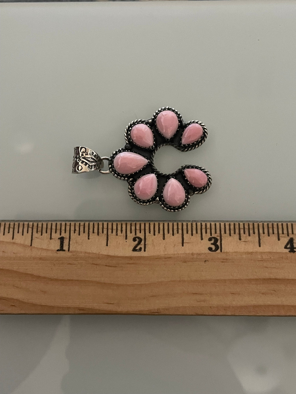 Pink Conch Naja Pendant | 925 Sterling Silver E217