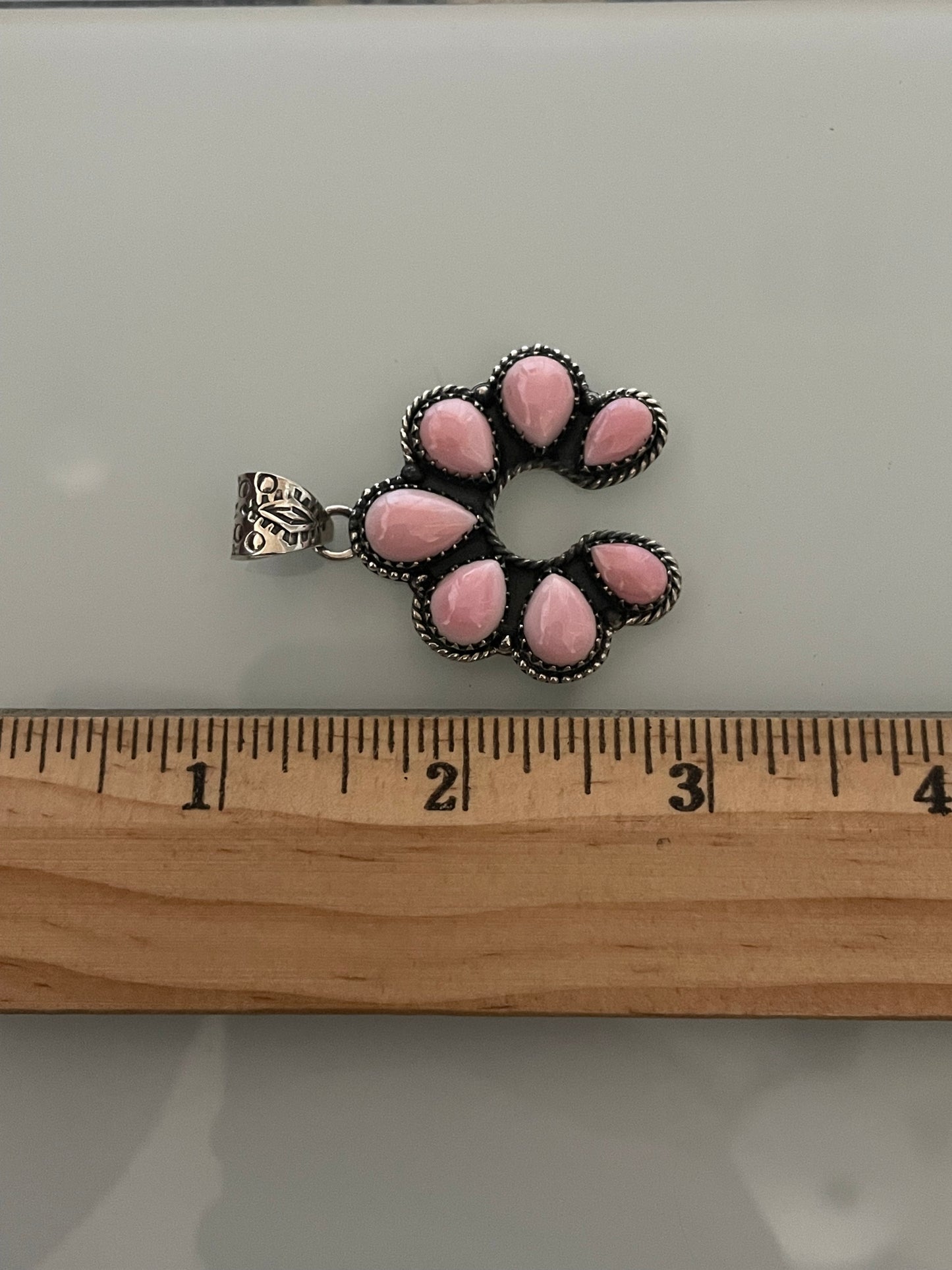 Pink Conch Naja Pendant | 925 Sterling Silver E217