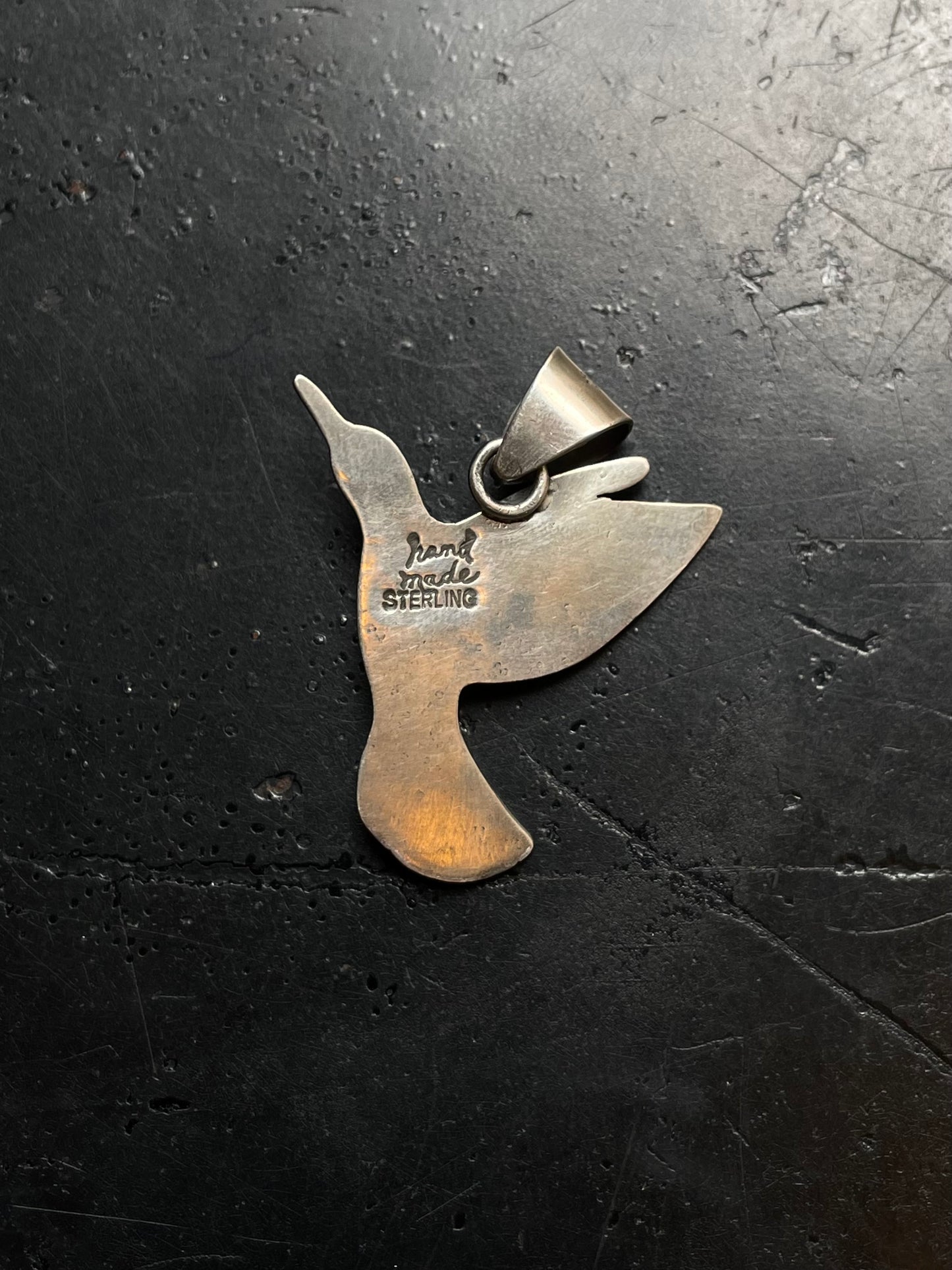 Spiny Oyster Hummingbird Pendant | 925 Sterling Silver E529