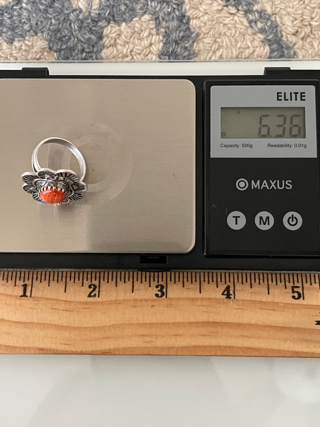 Spiny Oyster Ring Size 7 | 925 Sterling Silver G798