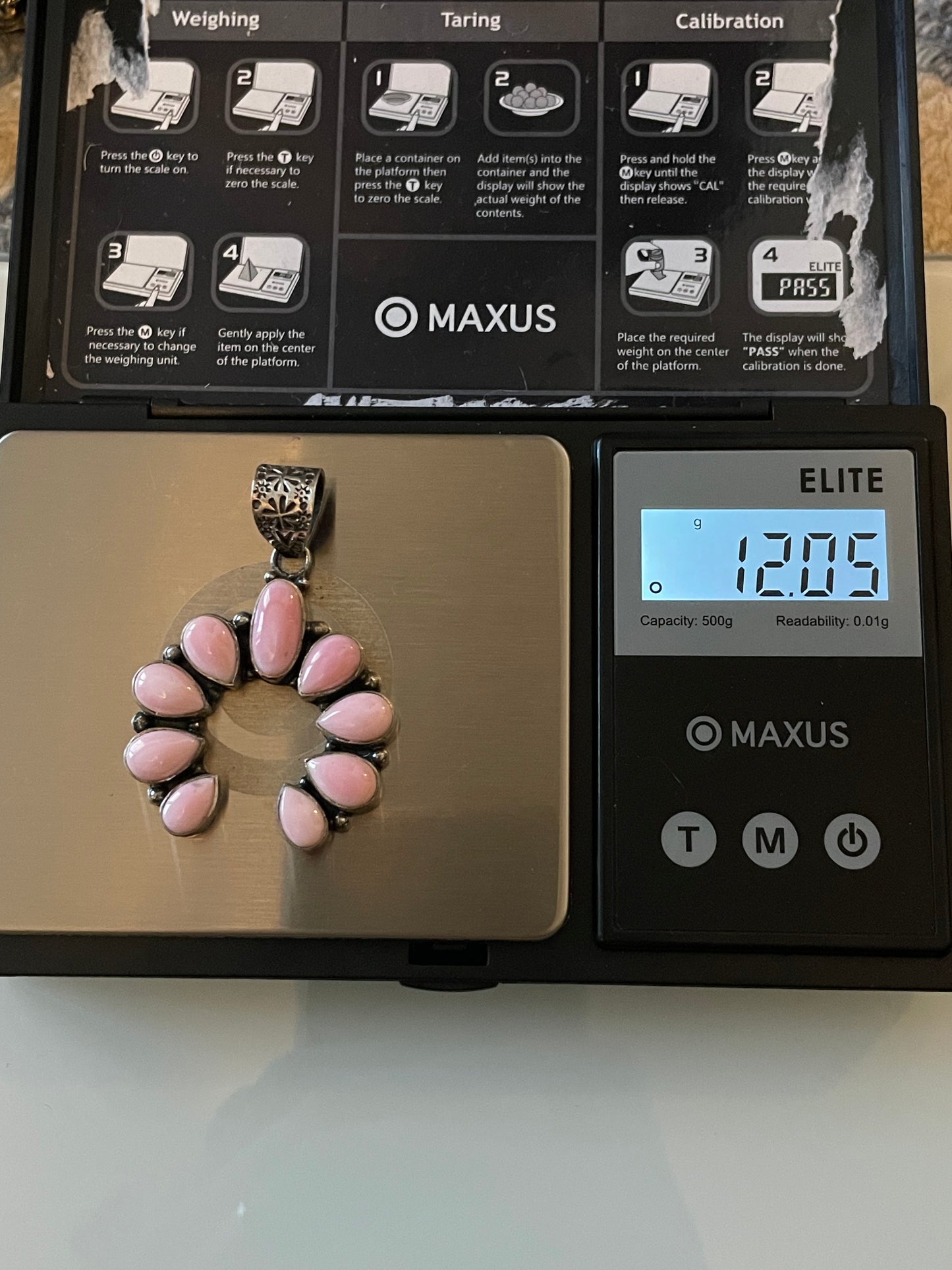Pink Conch Naja Pendant | 925 Sterling Silver E509