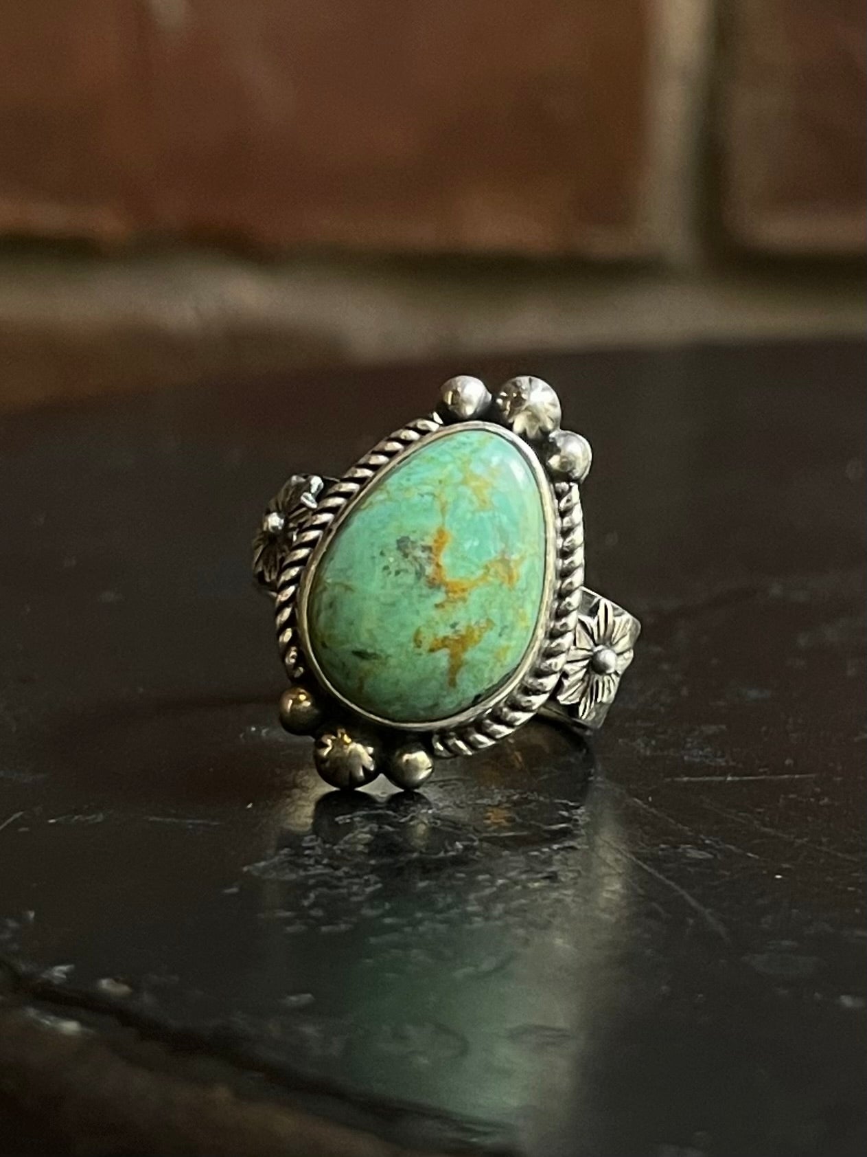 Kingman Turquoise Ring Size 7 | 925 Sterling Silver G563