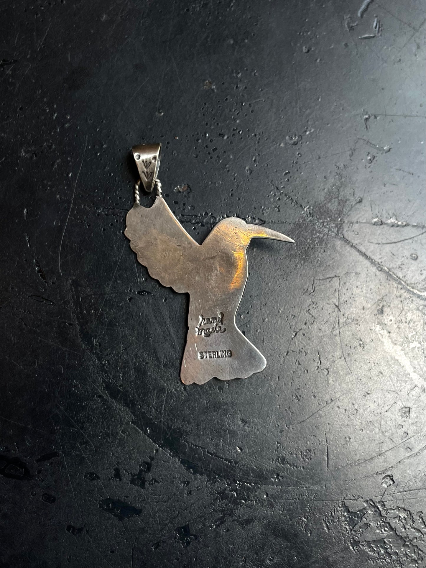 Turquoise Hummingbird Pendant | 925 Sterling Silver E275