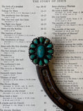 Turquoise Cluster Ring Size 6.25 | 925 Sterling Silver G750