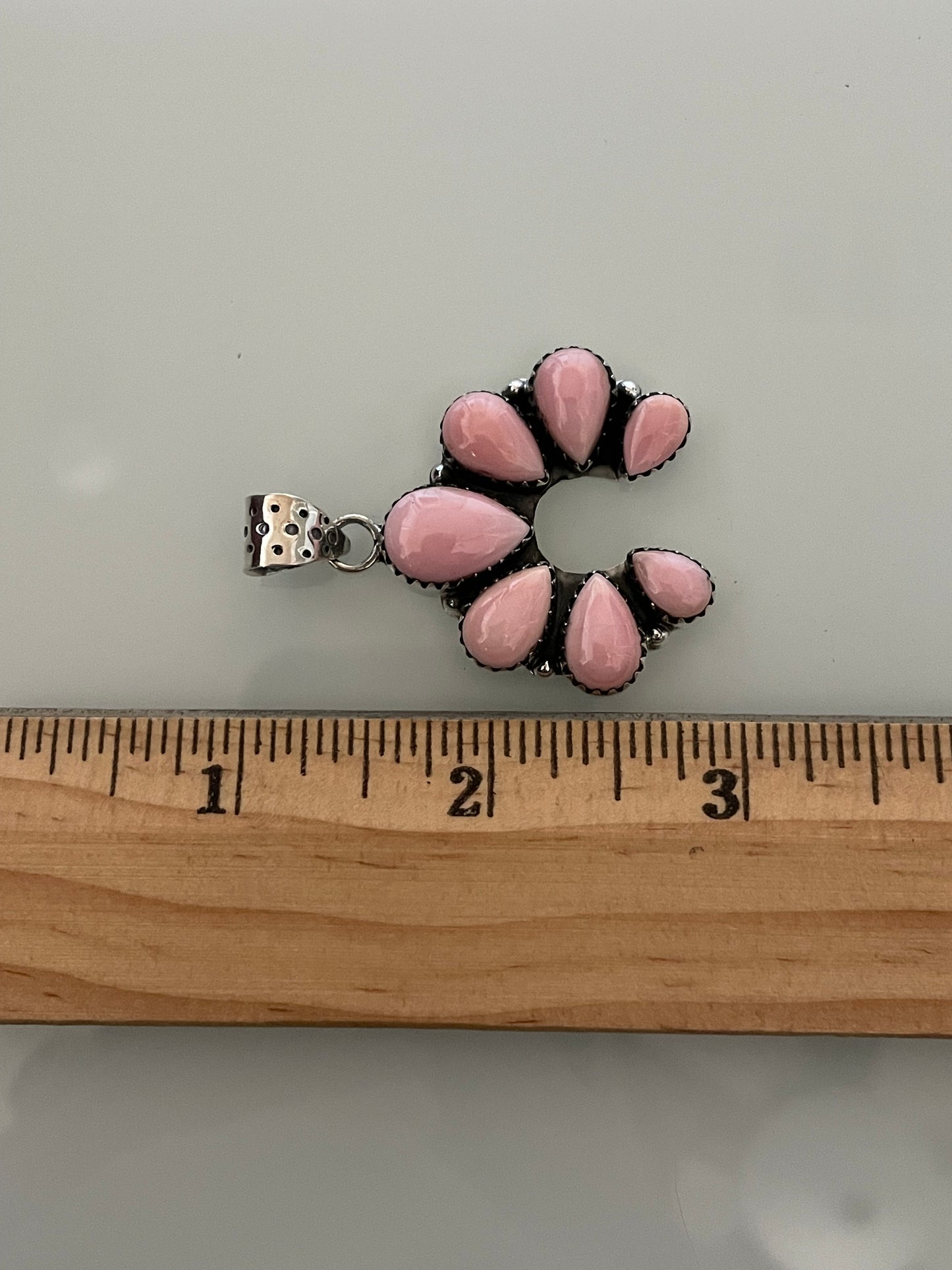 Pink Conch Naja Pendant | 925 Sterling Silver E222