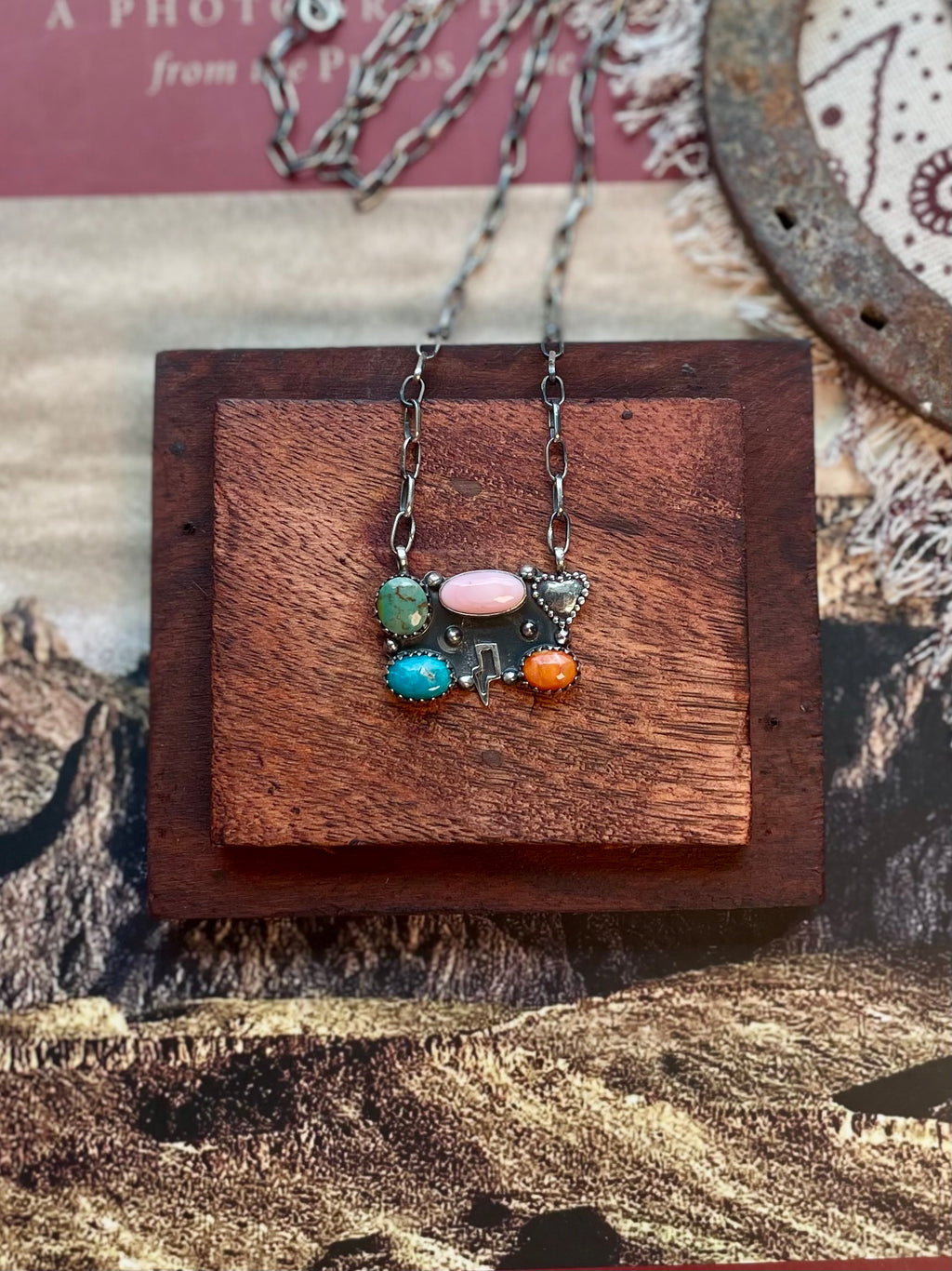 Multi-Stone Butterfly Necklace | 925 Sterling Silver D216