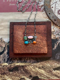 Multi-Stone Butterfly Necklace | 925 Sterling Silver D216