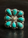 Kingman Turquoise Ring Size 6 | 925 Sterling Silver G471