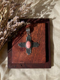 Pink Conch Cross Pendant | 925 Sterling Silver E236