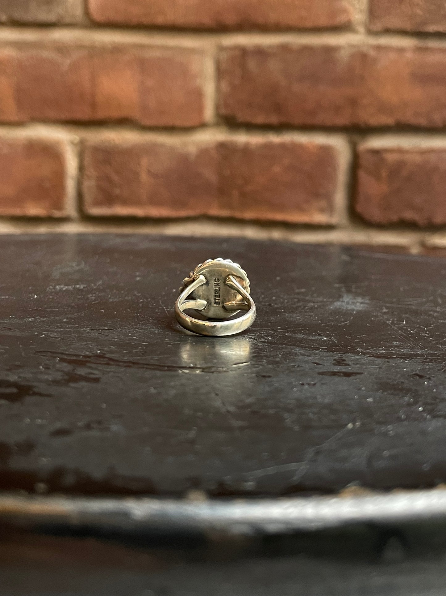 Pink Conch Ring Size 6 | 925 Sterling Silver Southwest E176