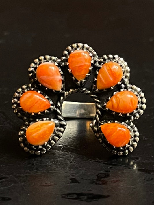 Spiny Oyster Naja Ring Size 9 | 925 Sterling Silver G193