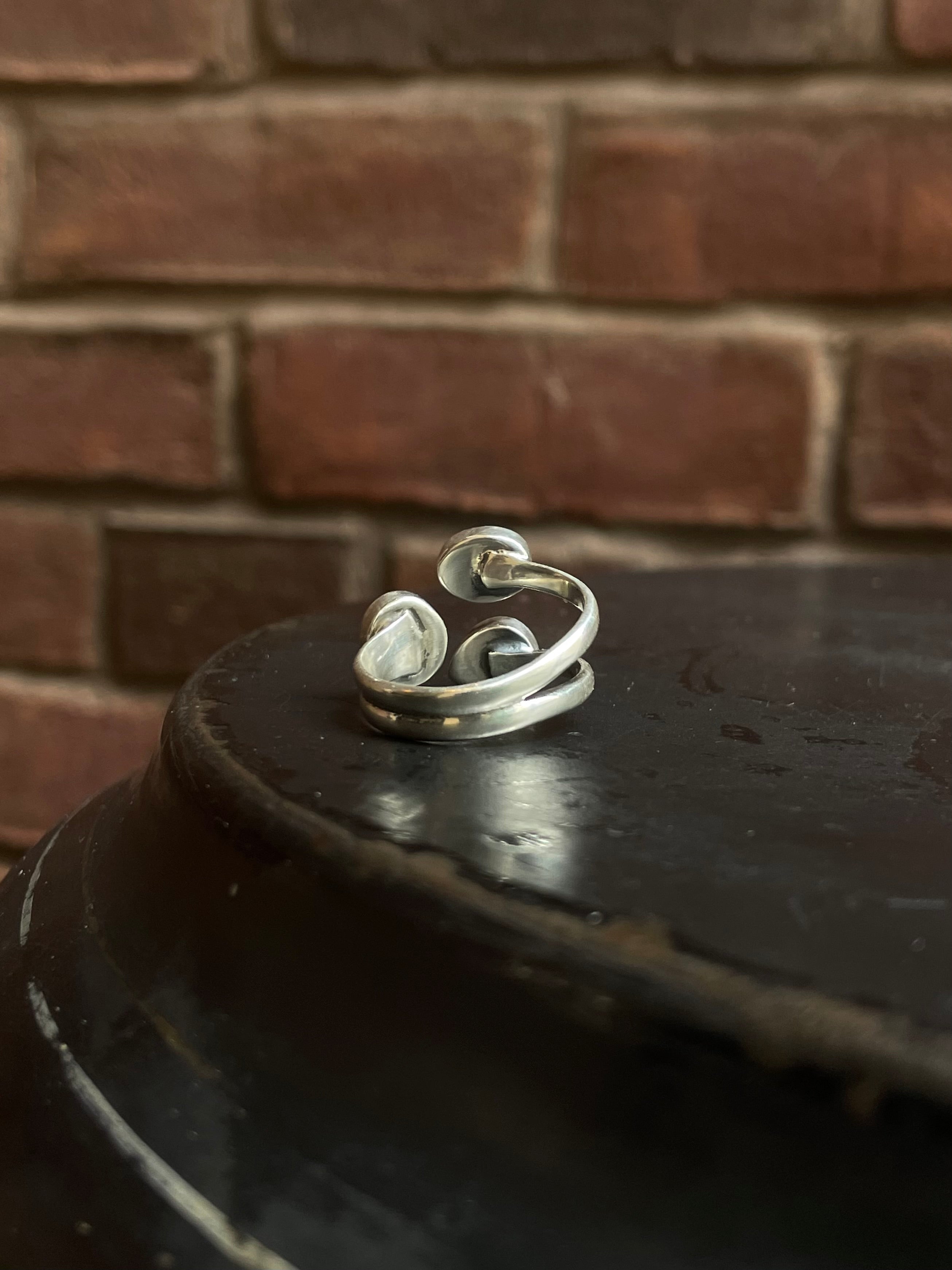 Pink Conch Ring Size 9 | 925 Sterling Silver E750