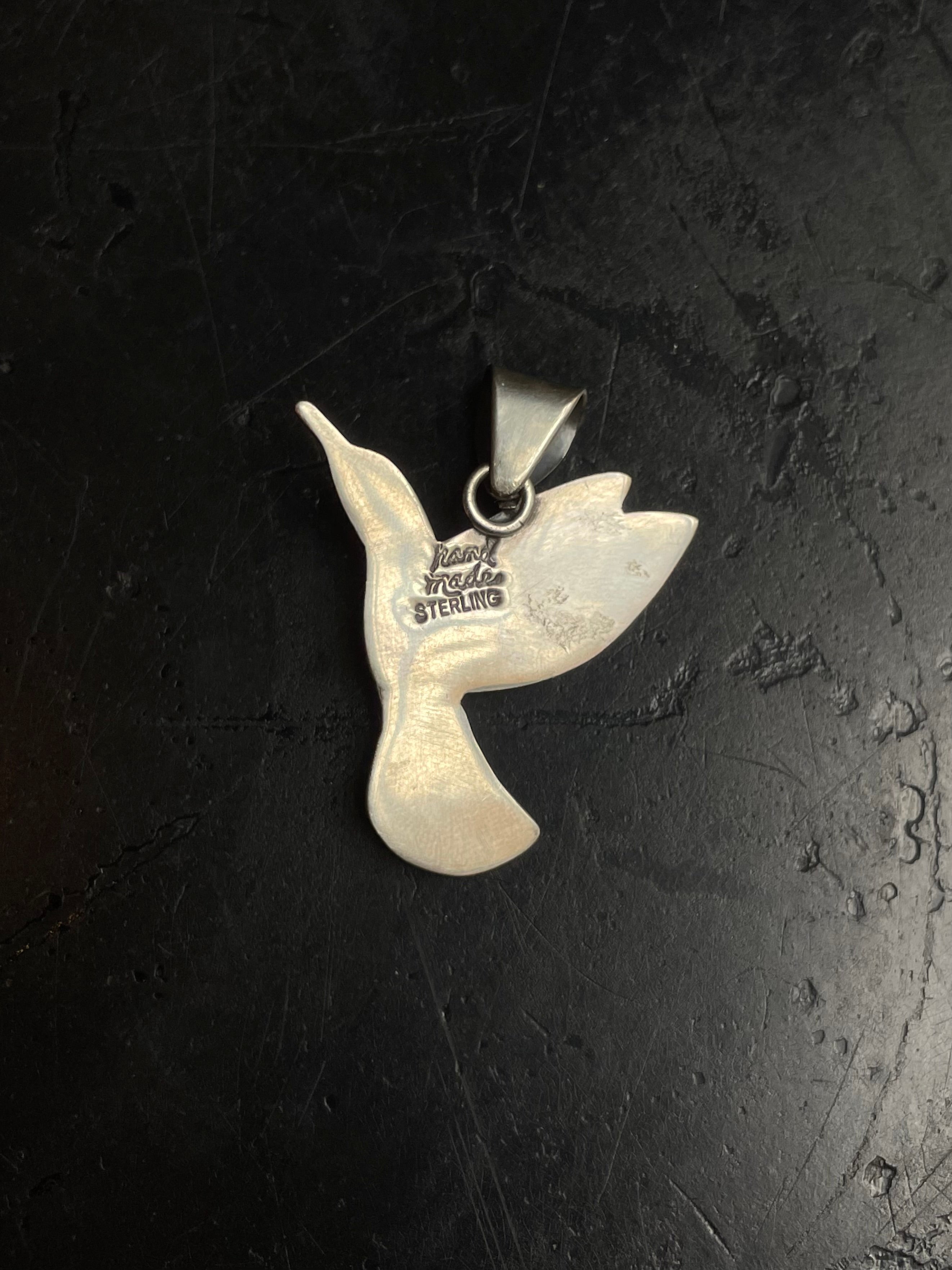 Spiny Oyster Hummingbird Pendant | 925 Sterling Silver C993