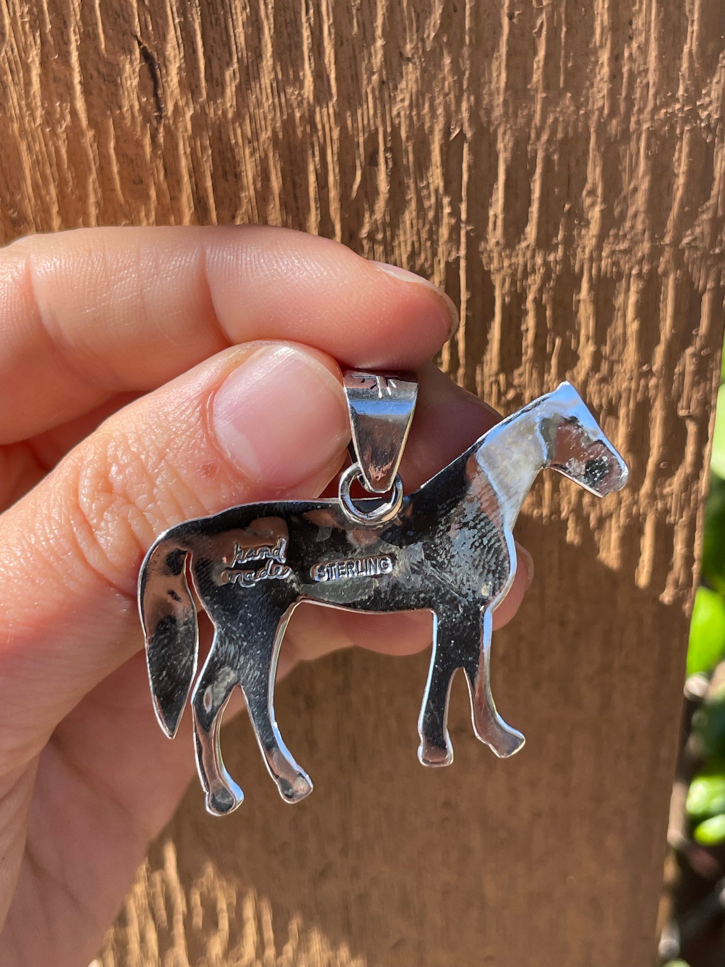 Spiny Oyster Horse Pendant | 925 Sterling Silver B915