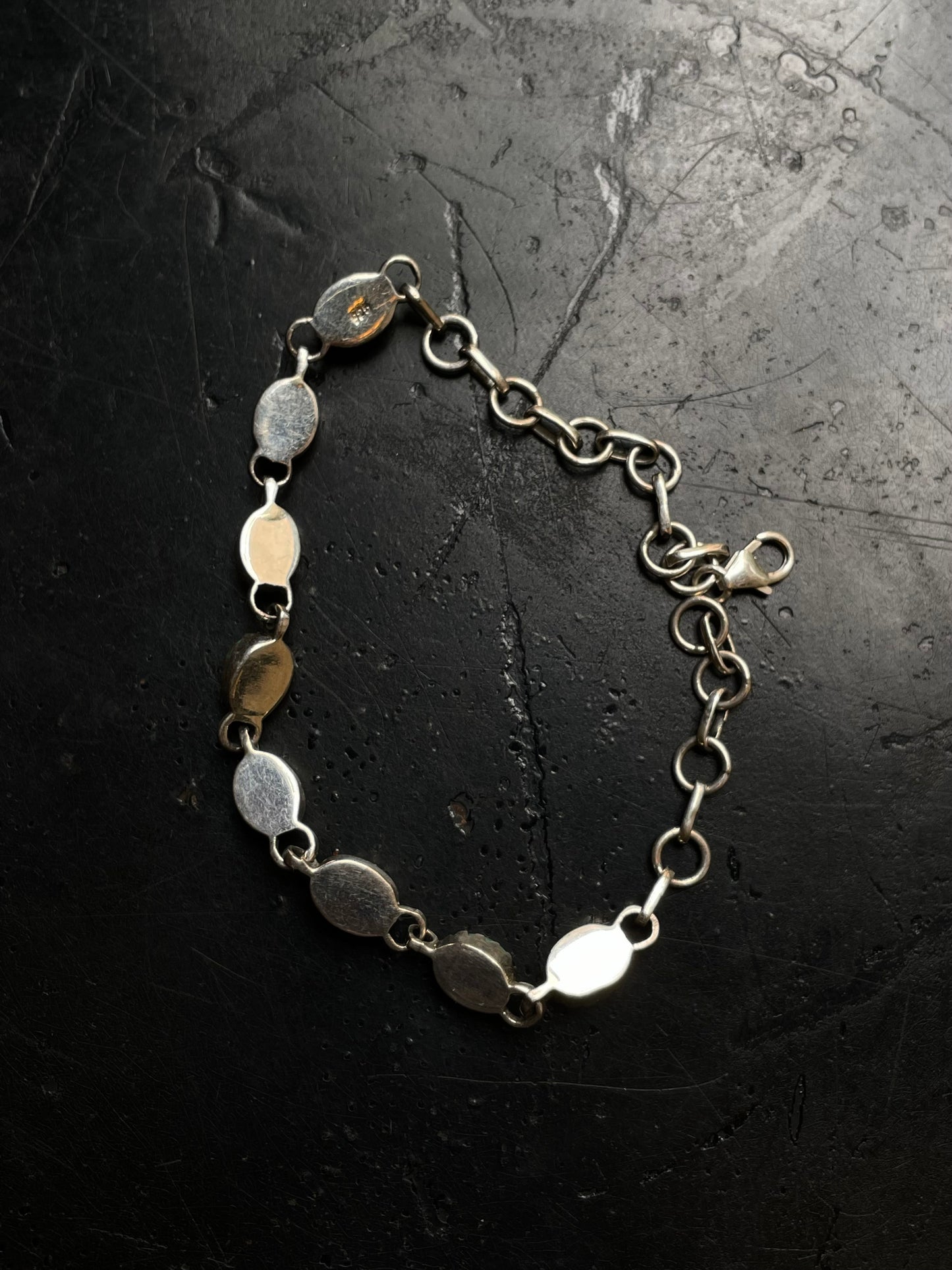 Kingman Turquoise Link Bracelet | 925 Sterling Silver E106