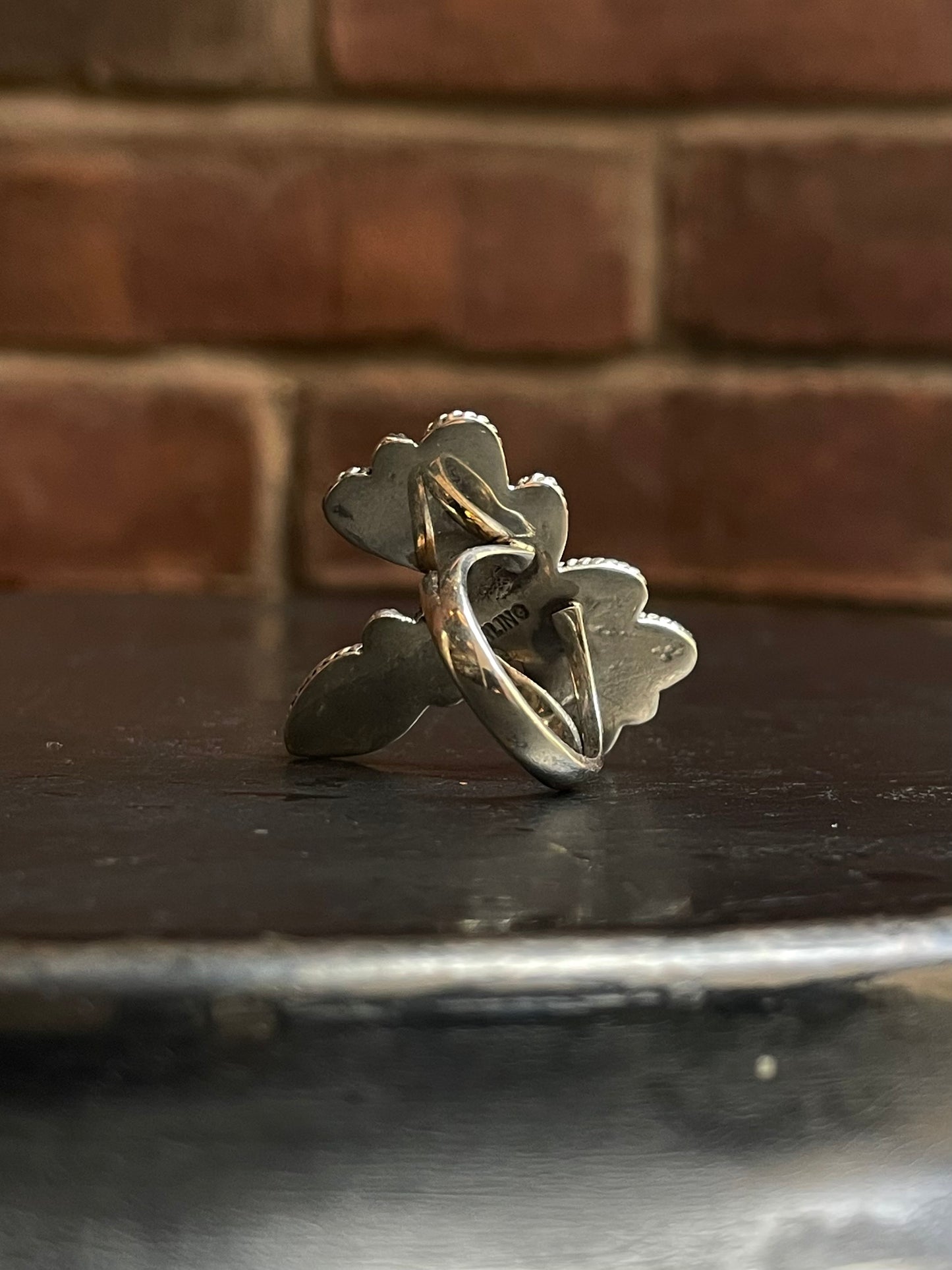Pink Conch Dragonfly Ring Size 6 | 925 Sterling Silver E991